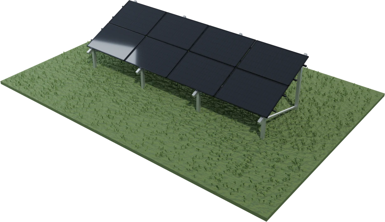 Ground mounted solar mounting