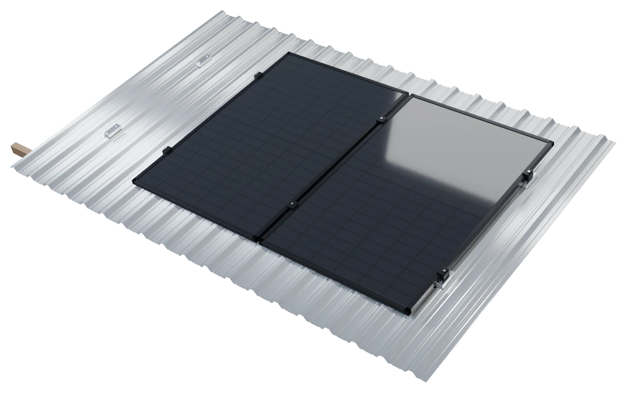 Corrugated / IBR solar mounting